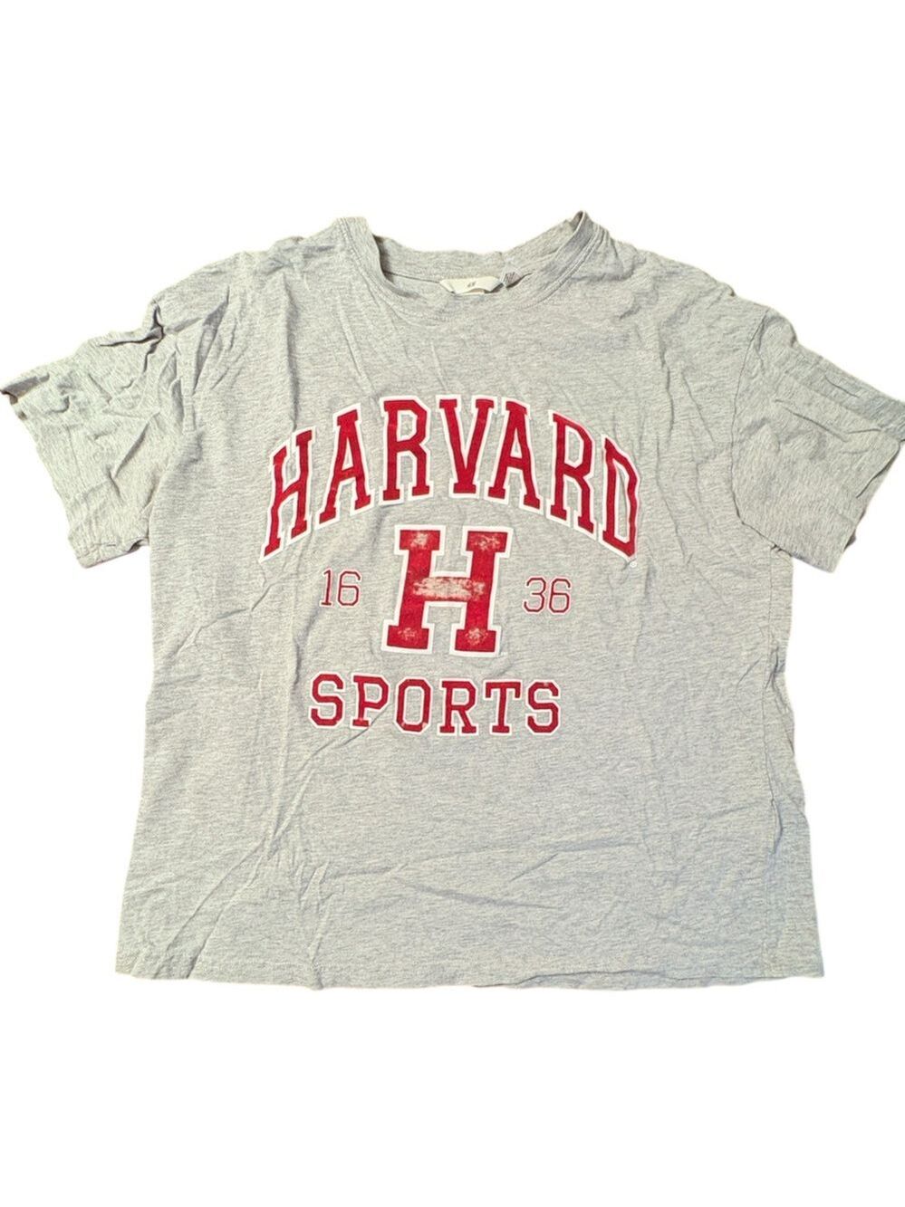 Harvard Gray Sports T-Shirt Size Medium